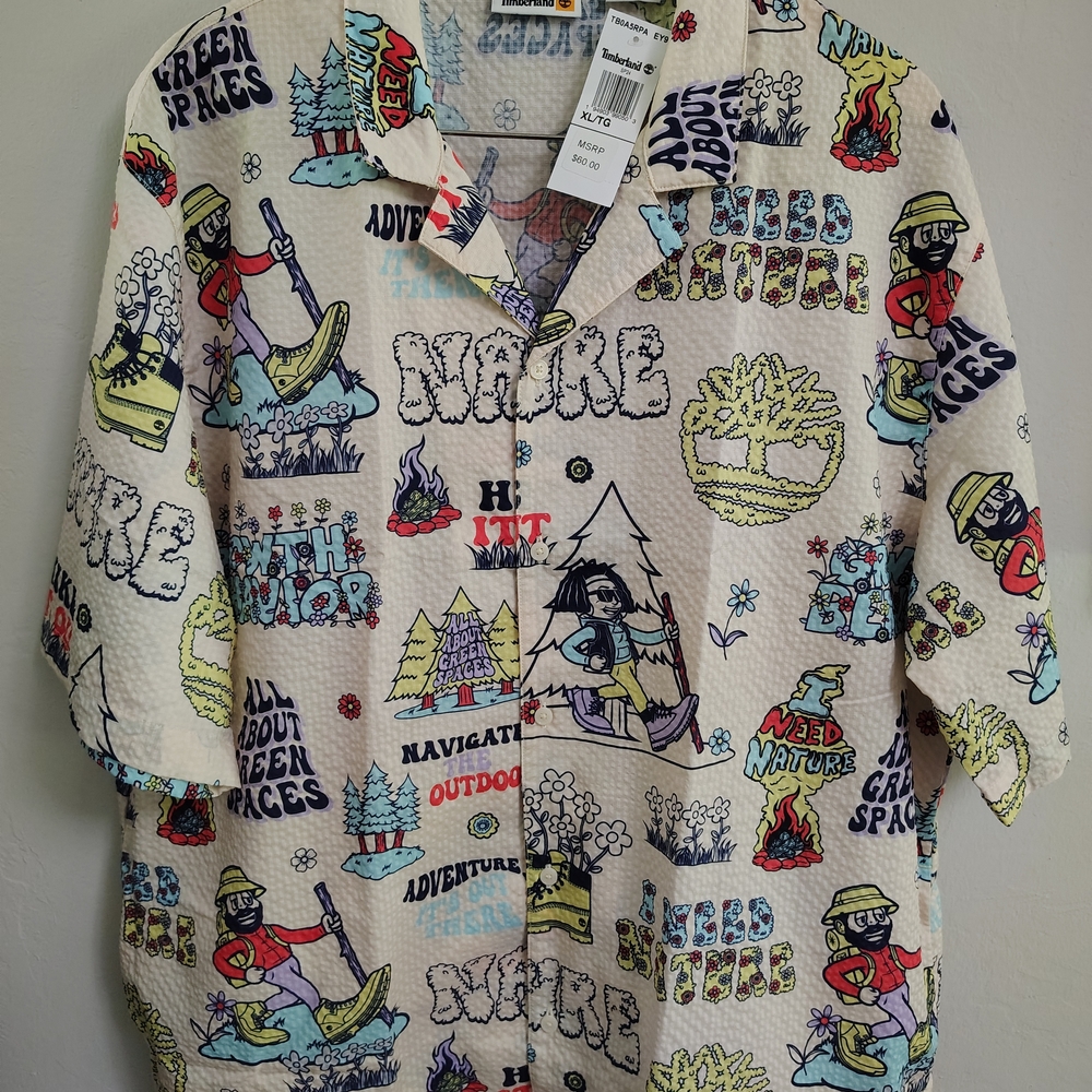 Timberland Multicolor Graphic Men's Shirt